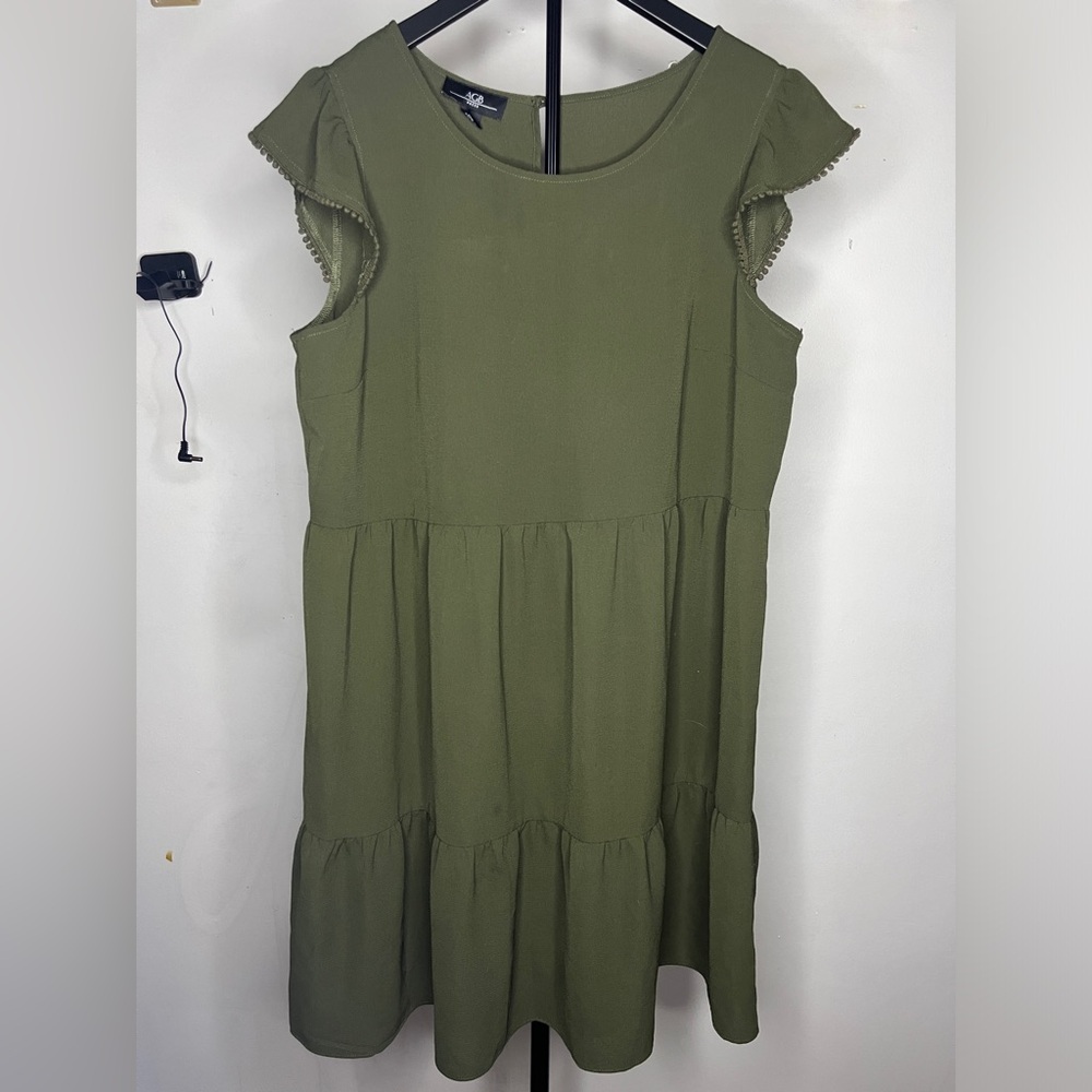 AGB Olive Sleeveless Dress